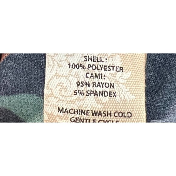 Soft Surroundings Sz M Black Tribal iKat Print Button Up Tunic Top Topper Jacket - Picture 7 of 8